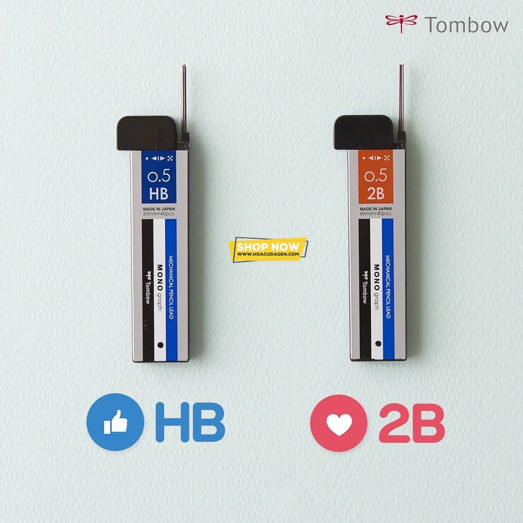 [HCM]Ngòi chì bấm TomBow Mono 0.3/0.5mm