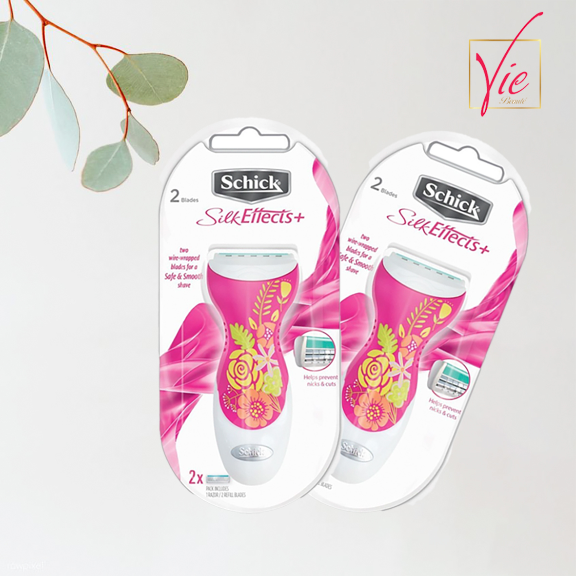 Dao Cạo Cho Nữ Schick Effect + 2S – Bộ Dao Cạo Schick + 02 Lưỡi