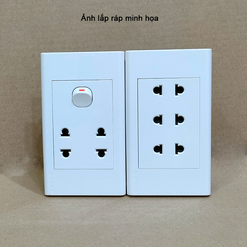 Đế âm đôi Sino dành cho 2 mặt đơn S2157/D