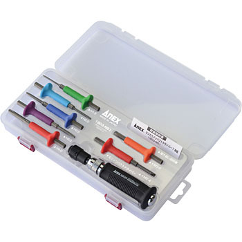 Bộ tô vít đóng và mũi vít tháo vít gãy h1.5 h2.0 h2.5 h3.0 h4.0 m2-4 m3-6 no.1903-ns1 anex nhật bả-tô vít đóng-tô vít đa năng-bộ tô vít-tô vít cầm tay-tô vít nhật bản-tô vít lục giác-tô vítmini-tô vít ngắn