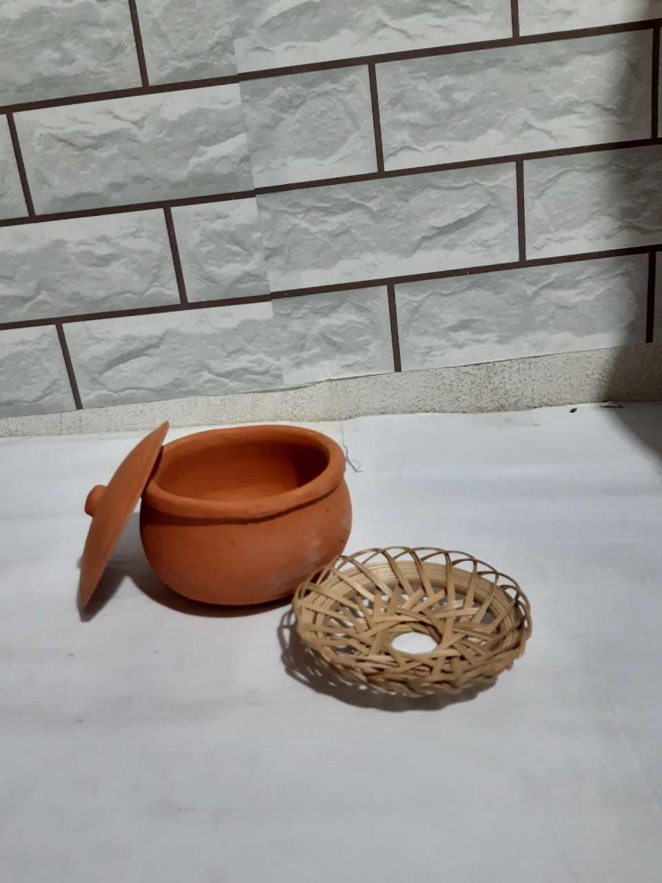 [HCM]201. Niêu và rế tre 10 cm