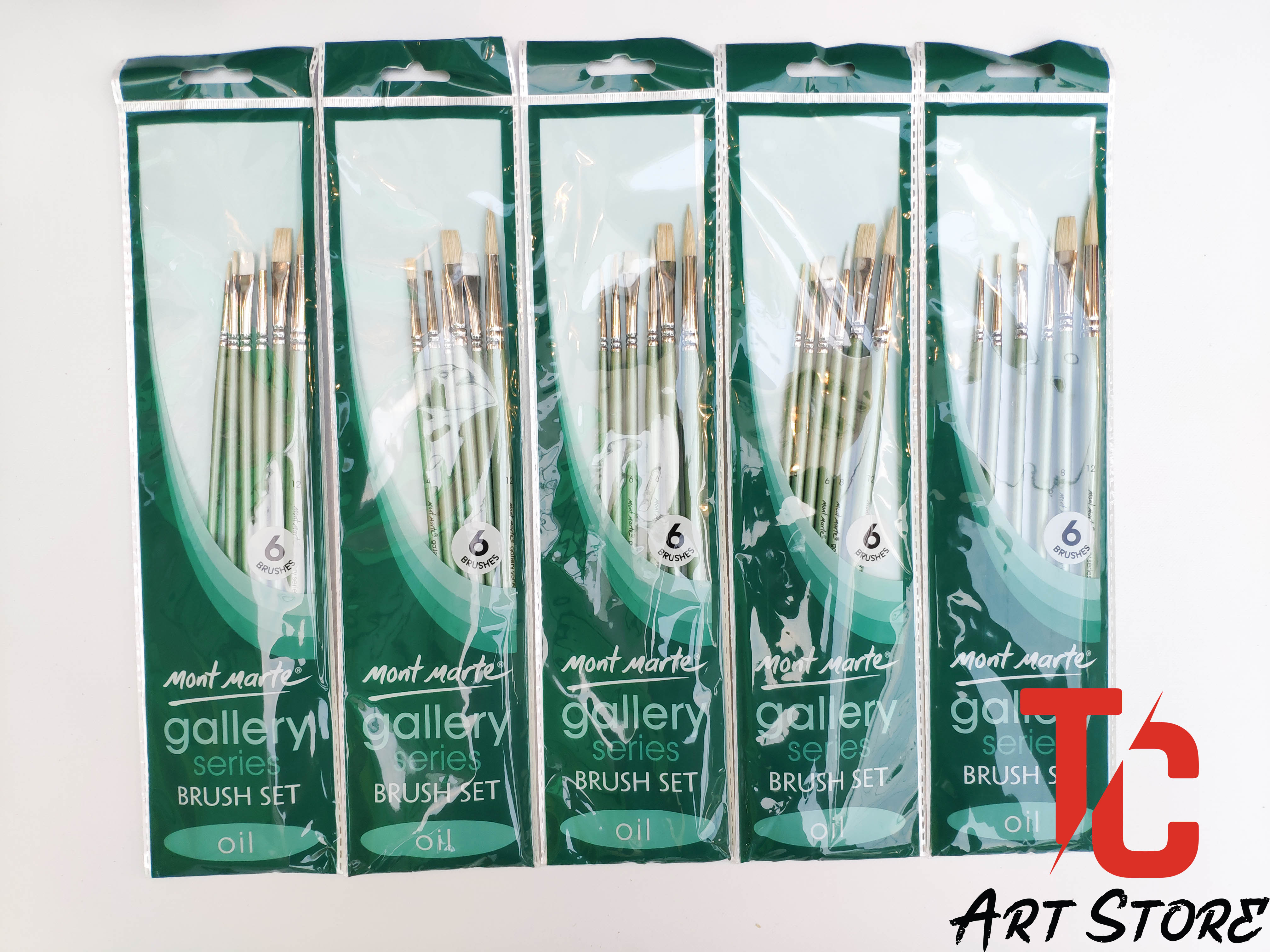 Bộ Cọ Vẽ Mont Marte Gallery Series - BMHS0019 (Oil)