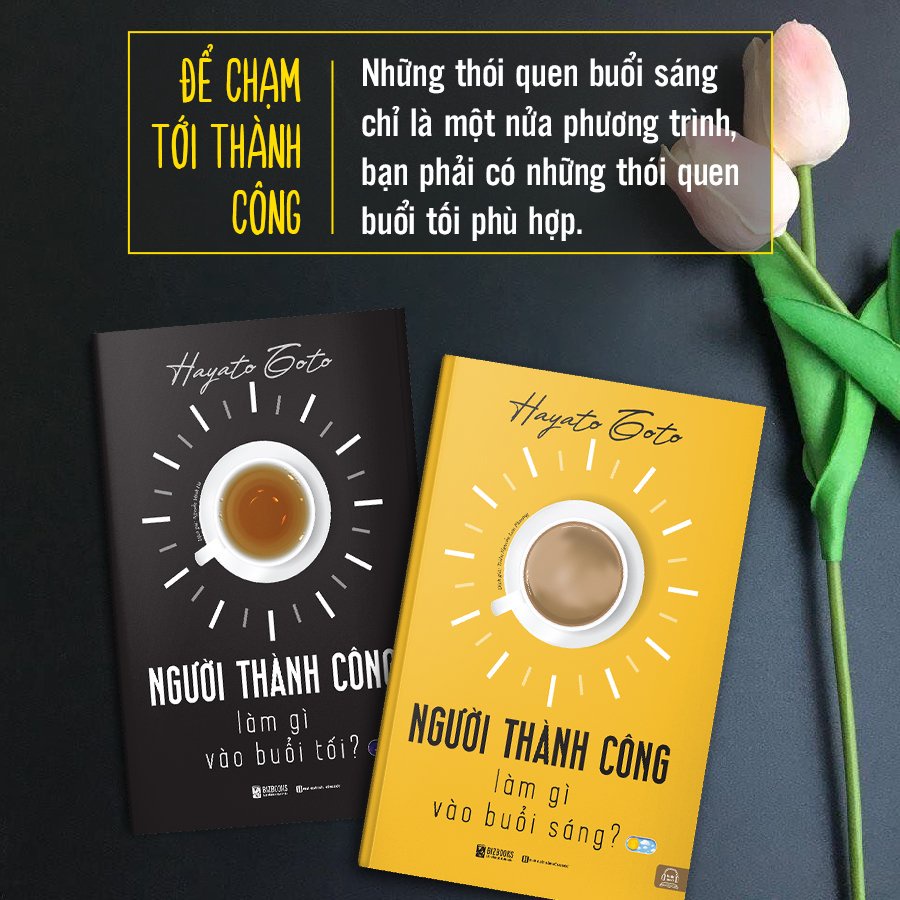 Combo sách bizbooks - người thành công làm gì mỗi ngày - tặng kèm sổ tay, sách nói và bookmark