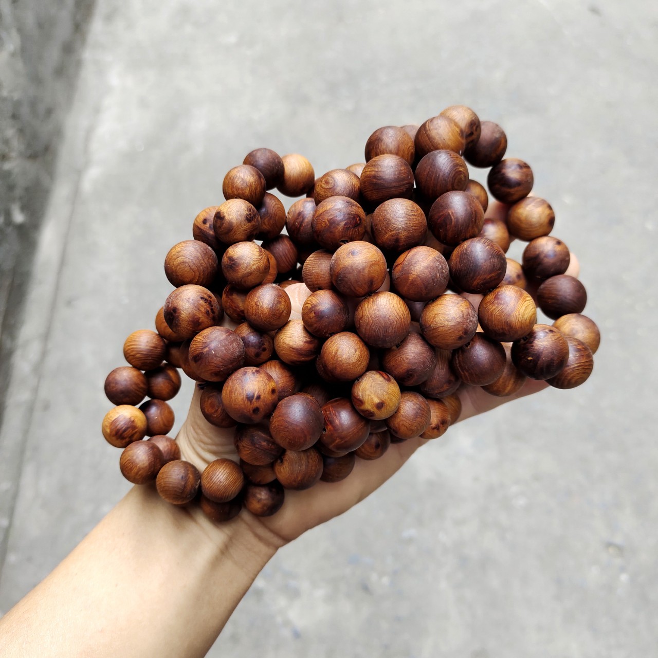 vòng tay gỗ ngọc am thơm 14ly