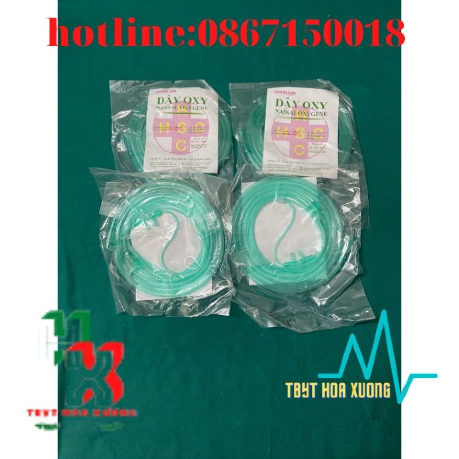[ Com Bo 10 Sợi ] Dây Thở Oxy 2 Nhánh Hoàng Sơn Người Lớn Và Trẻ Em