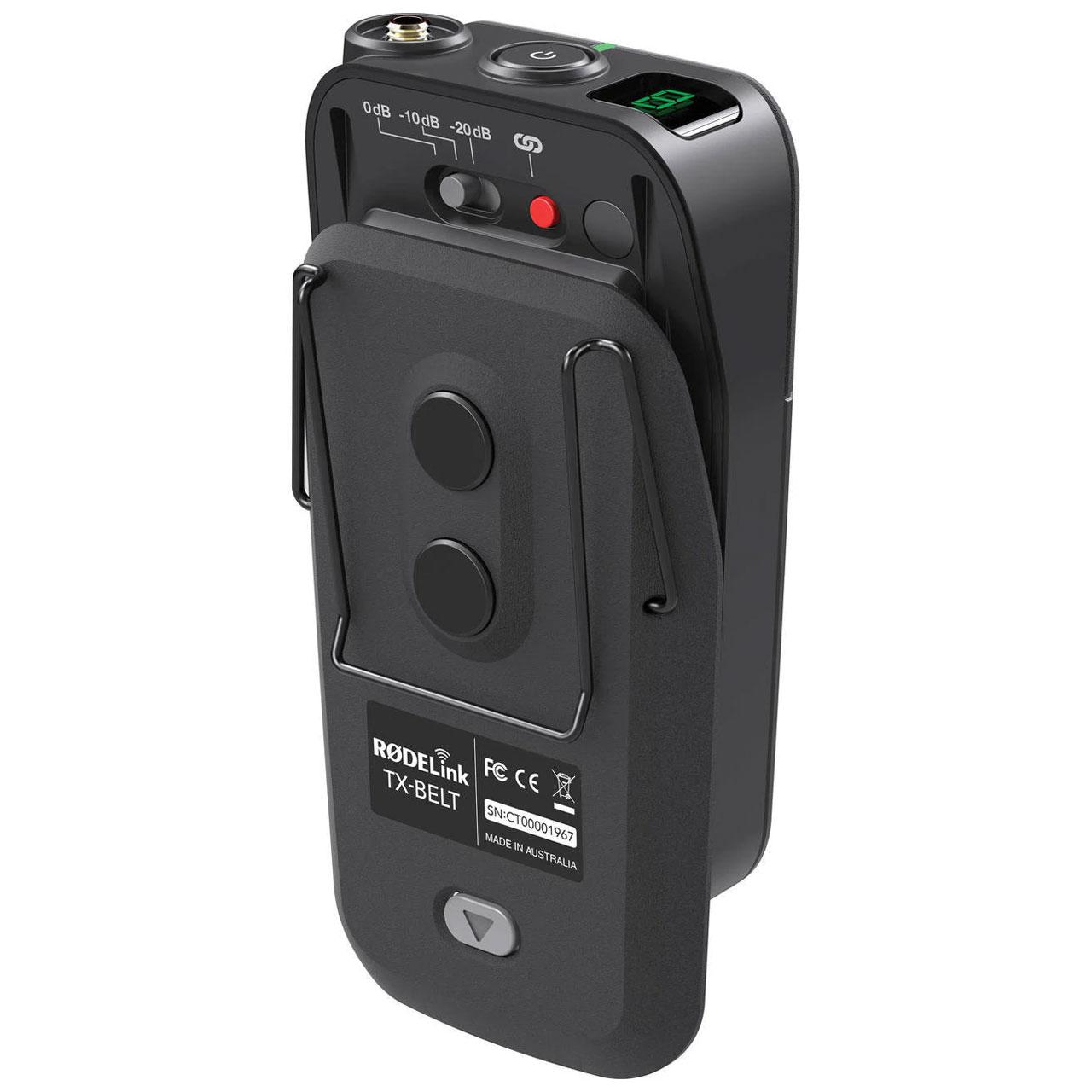 Rode RodeLink Wireless, frequency modulated (FM) filmmaker system.