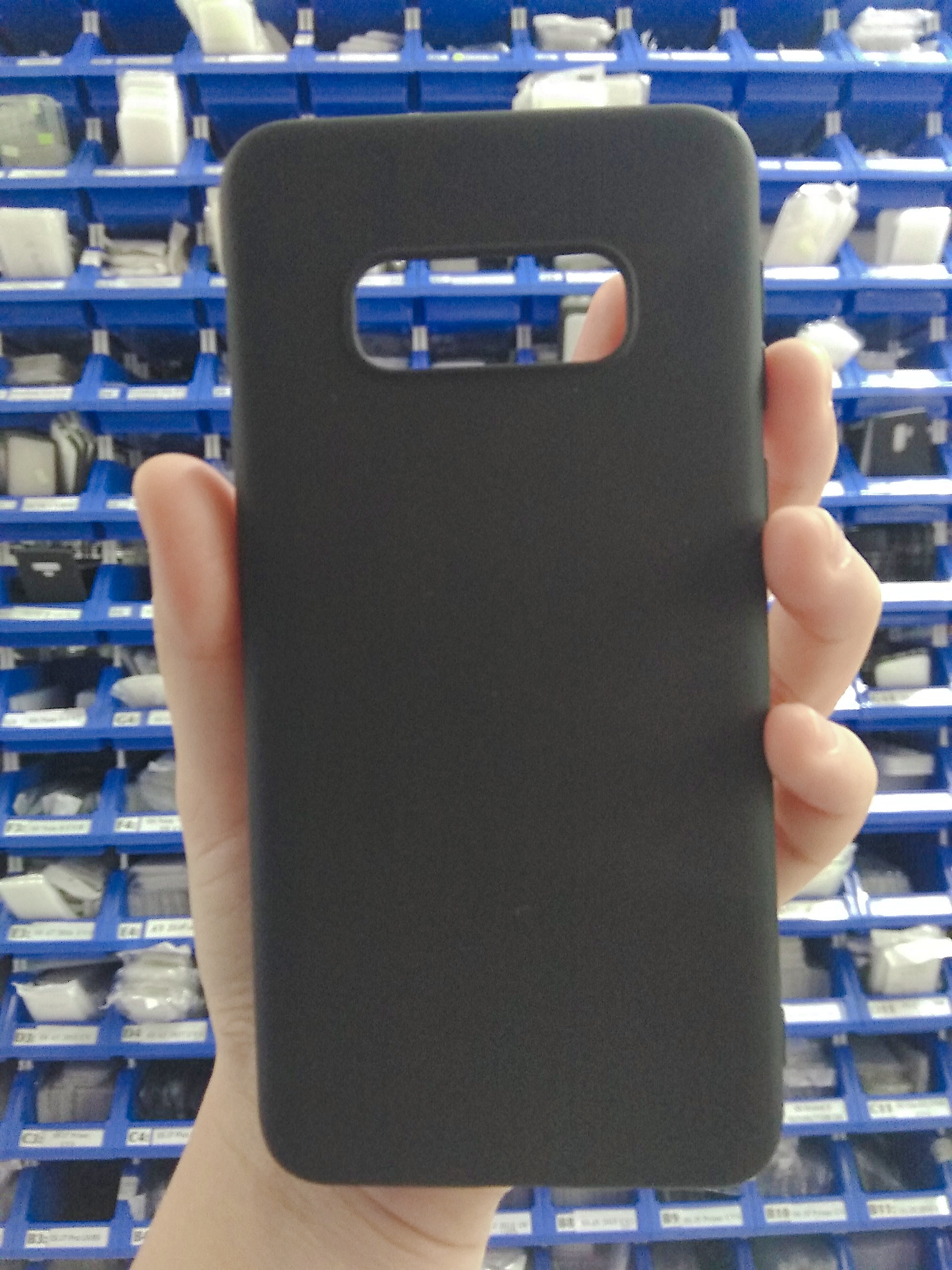 Ốp lưng dòng samsung S10E dẻo đen