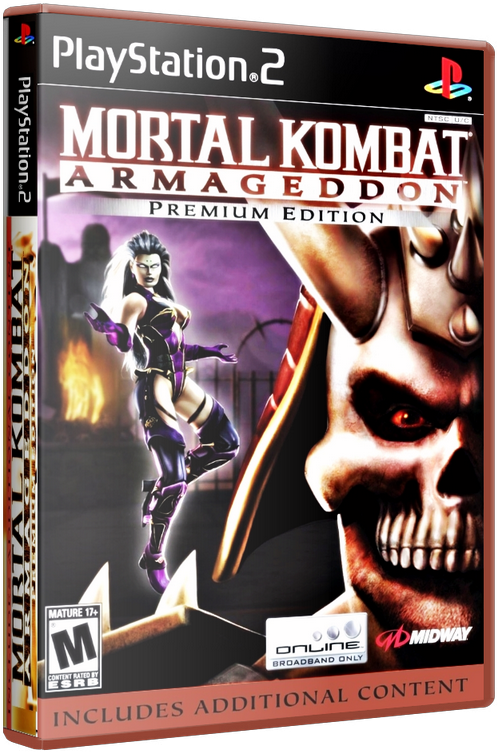 DVD PS2 RỒNG ĐEN MORTAL KOMBAT - ARMAGEDDON PREMIUM EDITON 2020