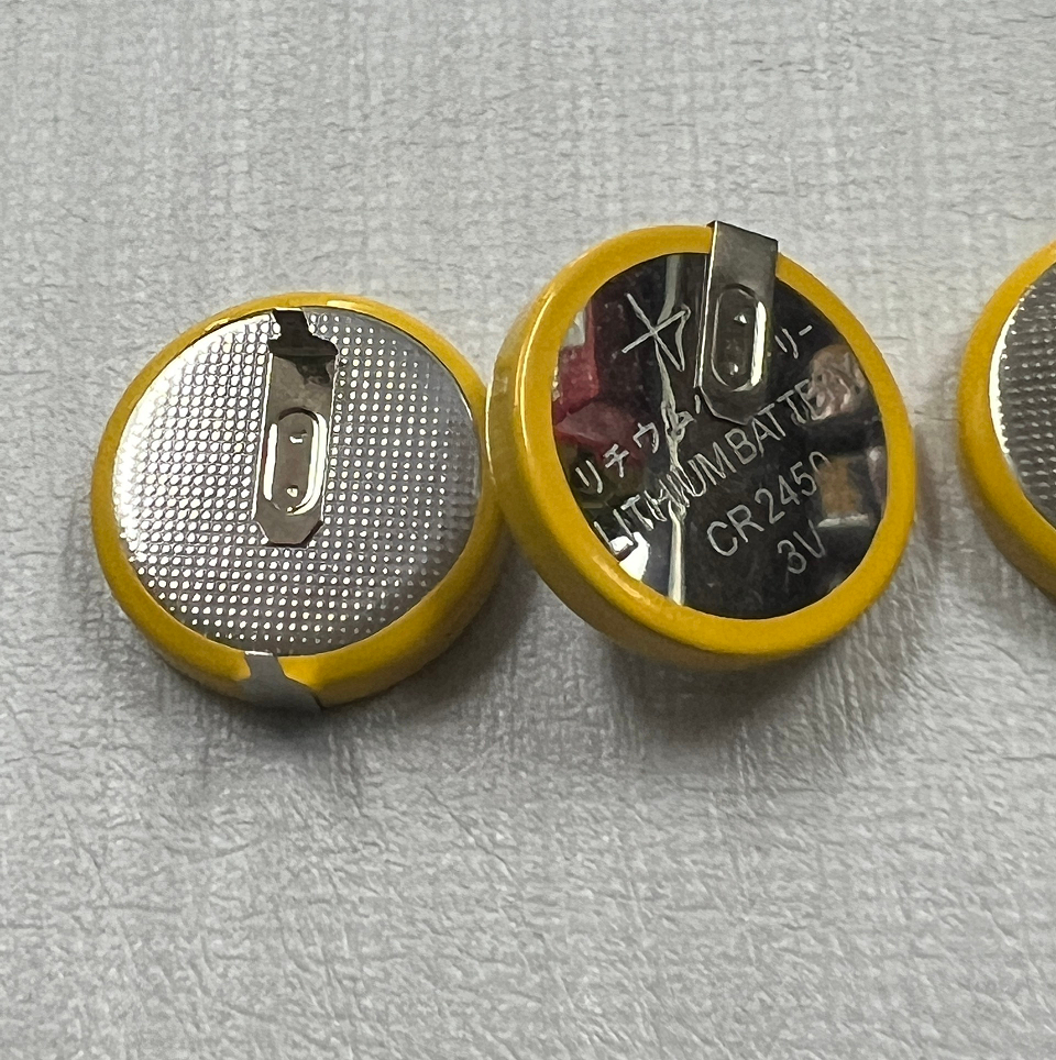 Pin nuôi nguồn CR2450 lithium 3V hàn chân