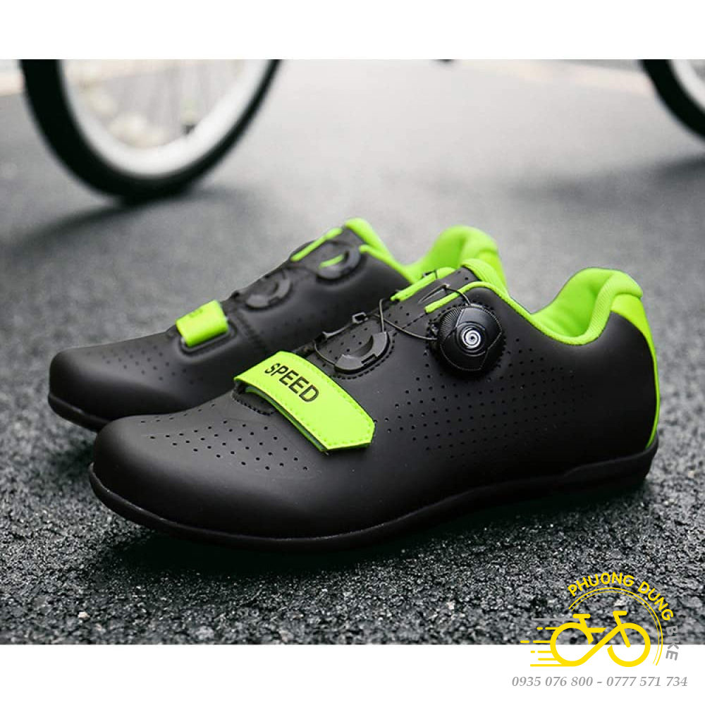 Giày đi xe đạp thể thao Road, MTB SPEED - 1 Khóa Vặn (GIÀY KHÔNG CAN)