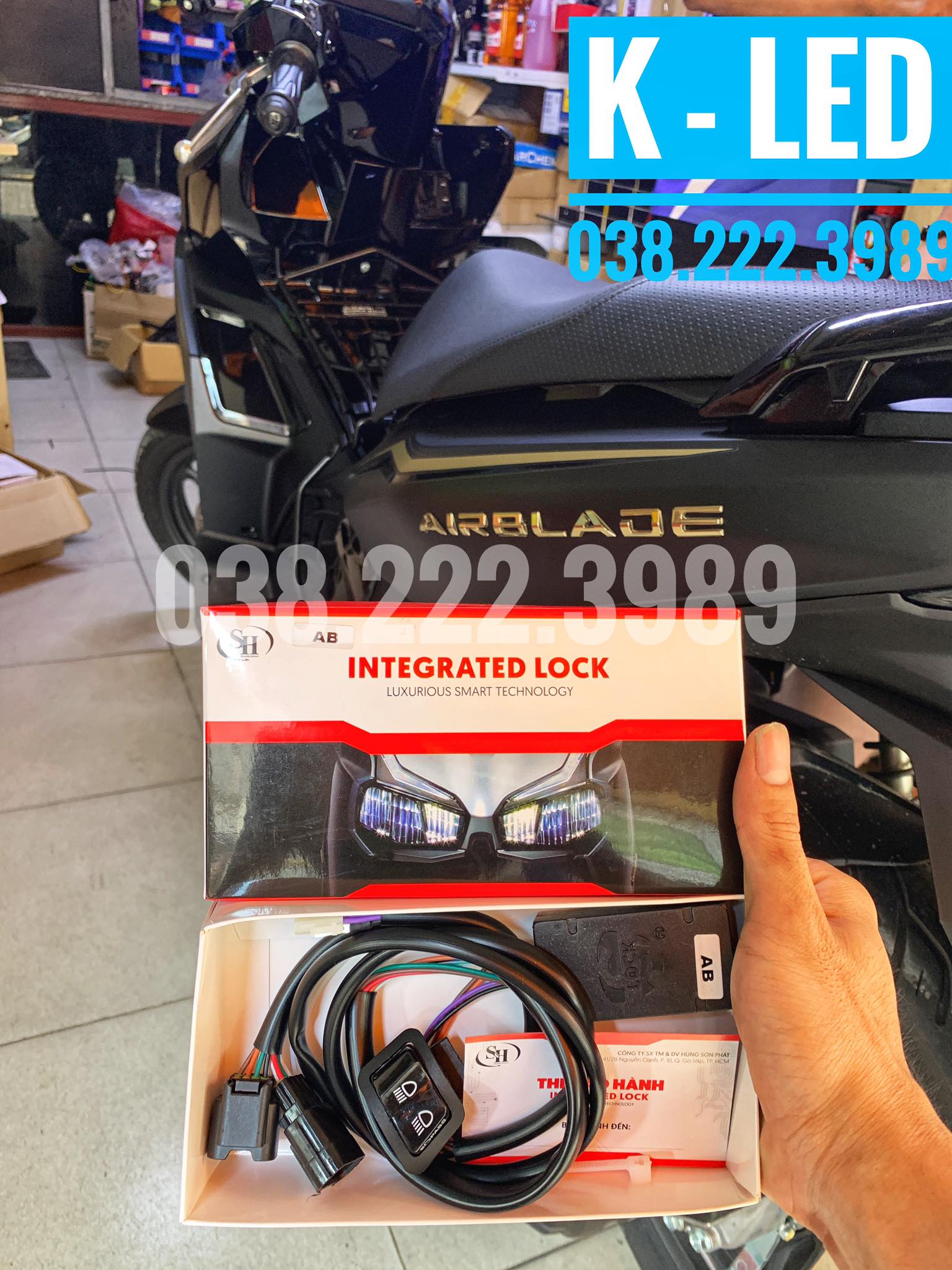 Mạch tắt đèn pha xe máy air blade đời mới