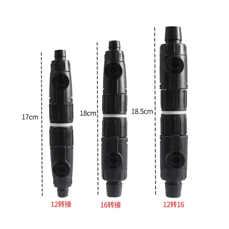 Van khóa đôi nối ống double taps sunsun- dùng cho ống nước máy lọc bể cá - cút nối ống cho bể cá cảnh, bể thủy sinh