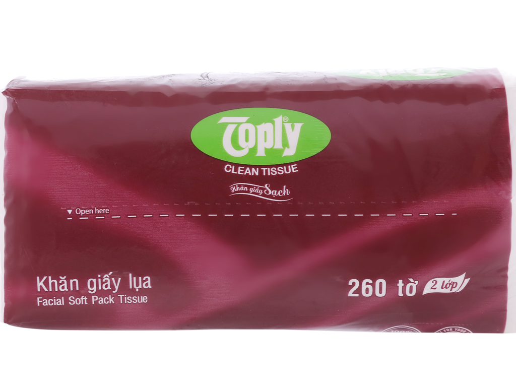 [HCM]Khăn Giấy Thếp Toply 260 Tờ (2 Lớp)