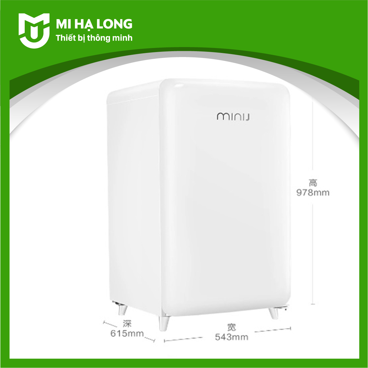 tủ lạnh xiaomi mijia retro 121l