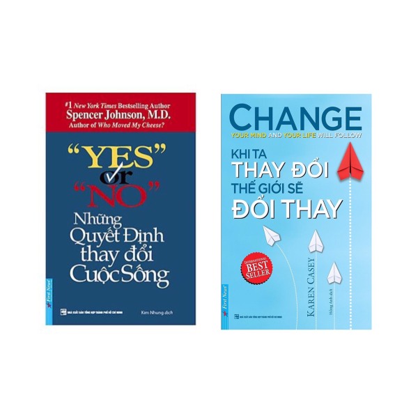 Sách - Những quyết định thay đổi cuộc sống + Khi ta thay đổi thế giới sẽ đổi thay (Combo 2 cuốn)