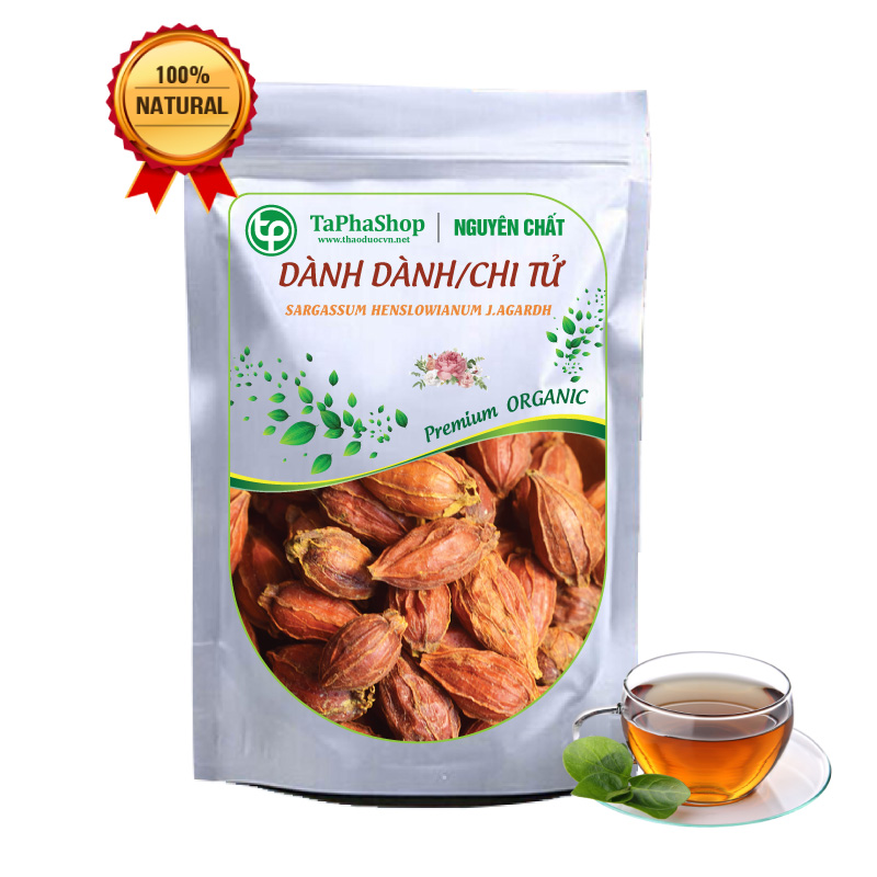 Quả dành dành khô 100g - tấn phát