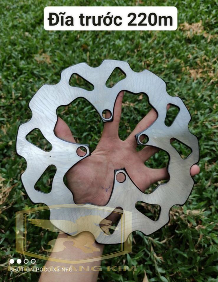 Đĩa Phay CNC kiểu Bông 001 gắn xe máy Sirius,Wave,Blade.Dream...