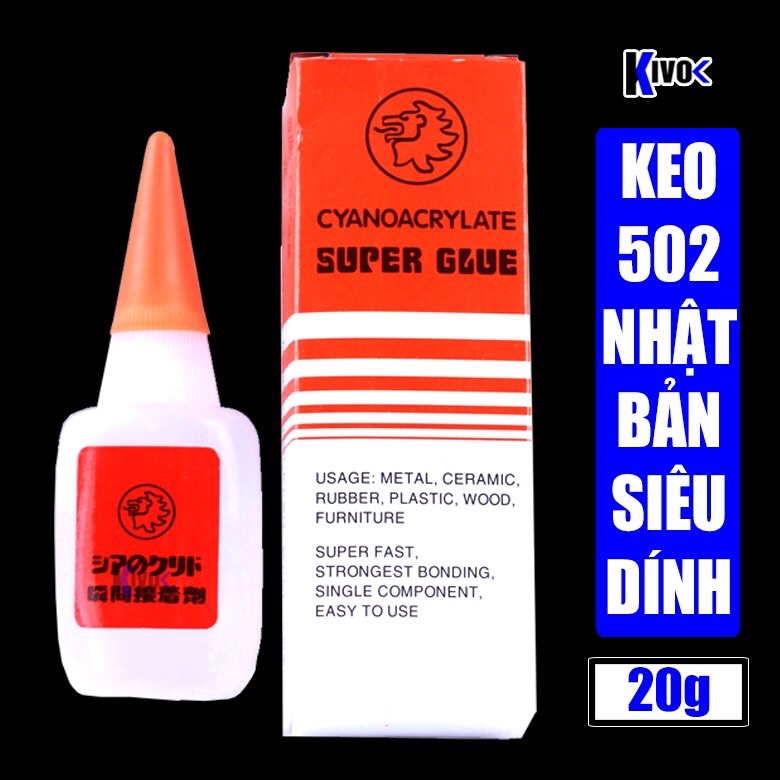 Keo 502 Nhật Bản siêu dính 20g