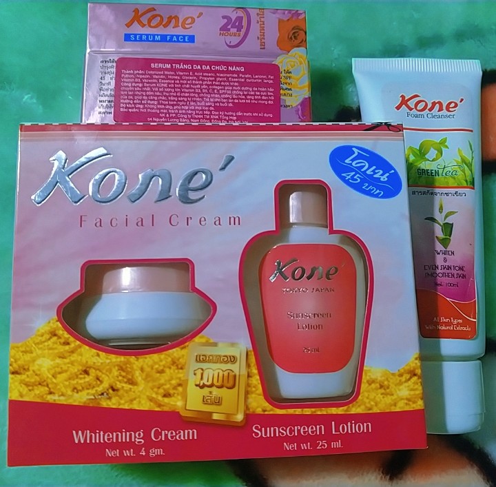 combo 3 món dưỡng trắng KEM KONE THÁI LAN MẪU MỚI