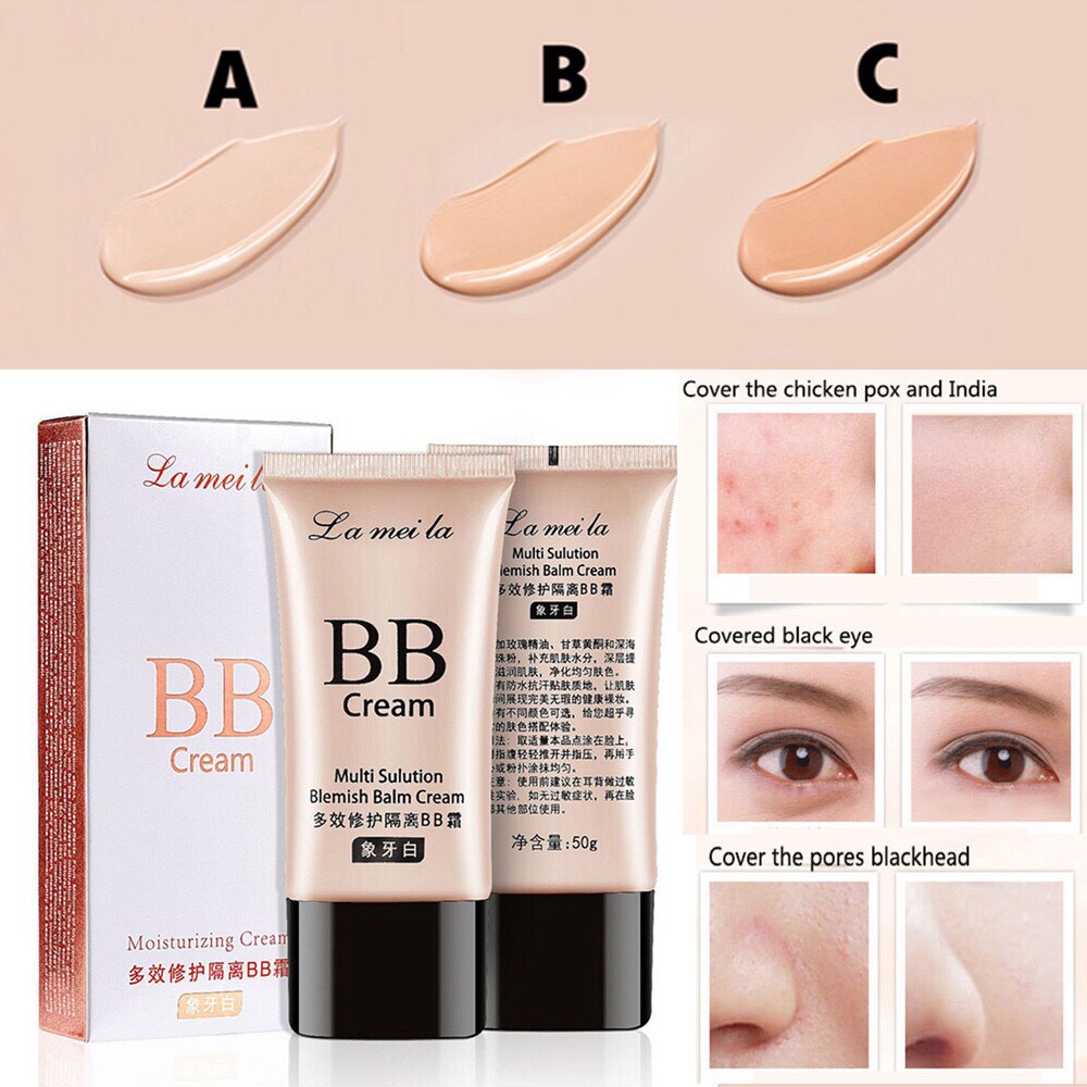 Kem nền BB Cream HỒNG 7007-3079 che khuyết điểm tự nhiên mềm mịn lâu trôi nội địa sỉ rẻ FOUDATION WE STORE