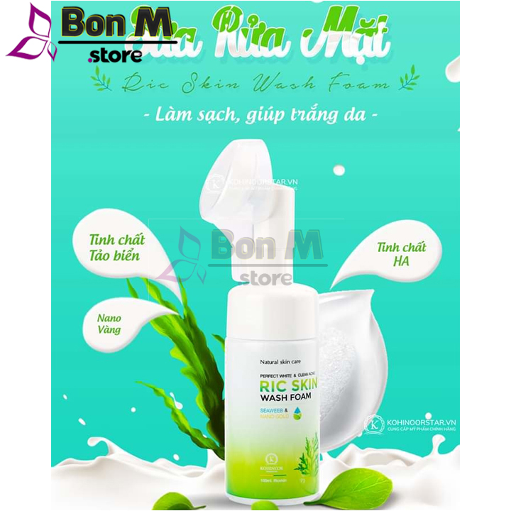 Sữa rửa mặt Ric Skin HA+