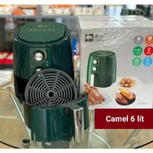 Nồi Chiên Không Dầu CAMEL 5 lít,6 Lít,7 Lít,10.5 Lít (Bảo Hành Chính Hãng 6-12 tháng)