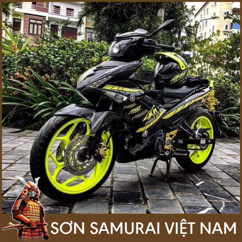 Sơn samurai vàng chanh - Chai sơn huỳnh quang 56 sơn xịt samurai