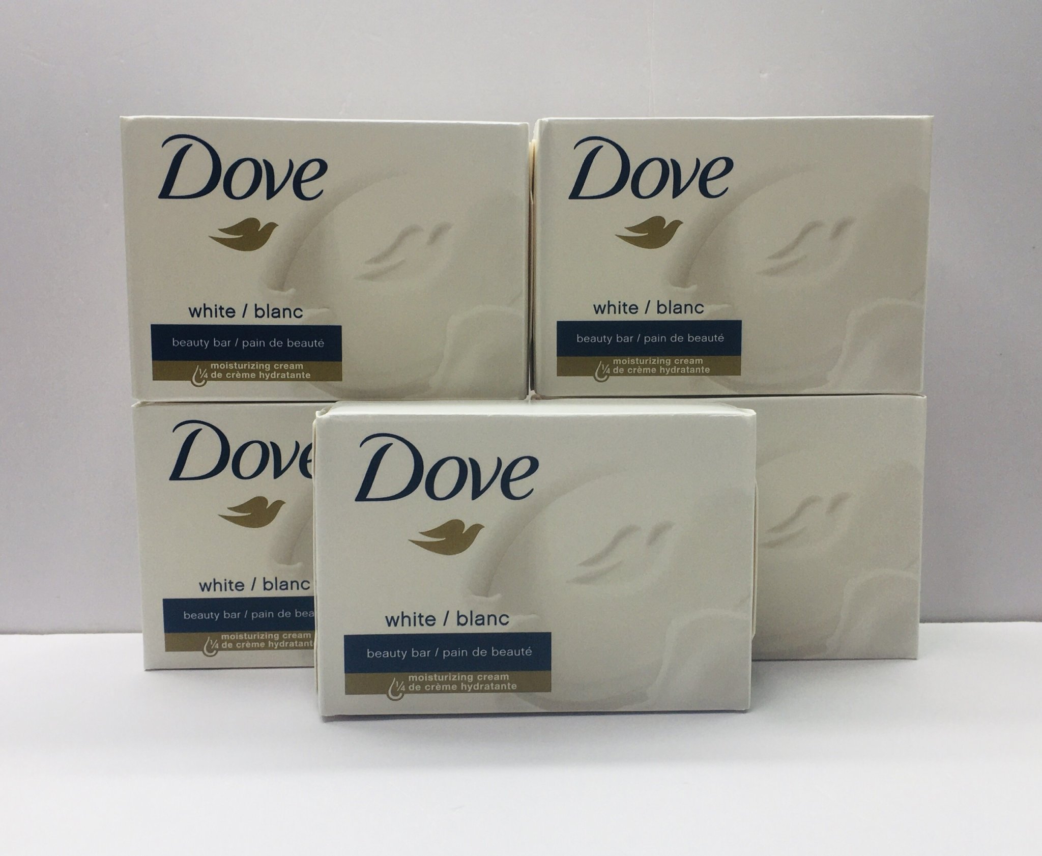 Xà Bông Cục Dove White Beauty Bar With Deep Moisture 106g Nội địa Mỹ