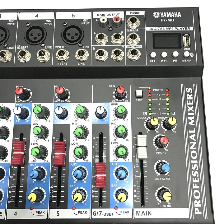 Mixer YAMAHA F7 USB phiên bản mới Bluetooth