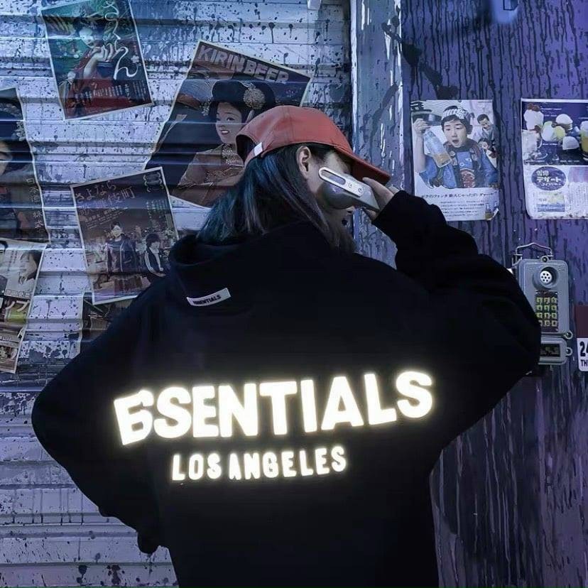 Áo hoodies phản quang essentials vải nỉ tp125