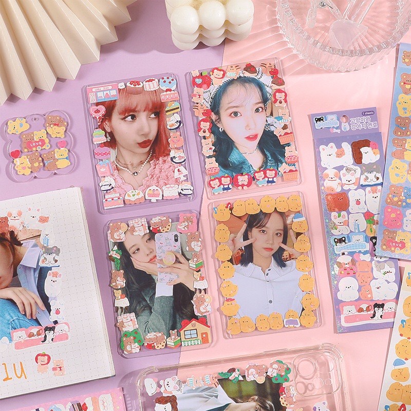 STICKER LẤP LÁNH HÌNH DÁN TRANG TRÍ TOPLOADER BLING BLING STICKERS 066