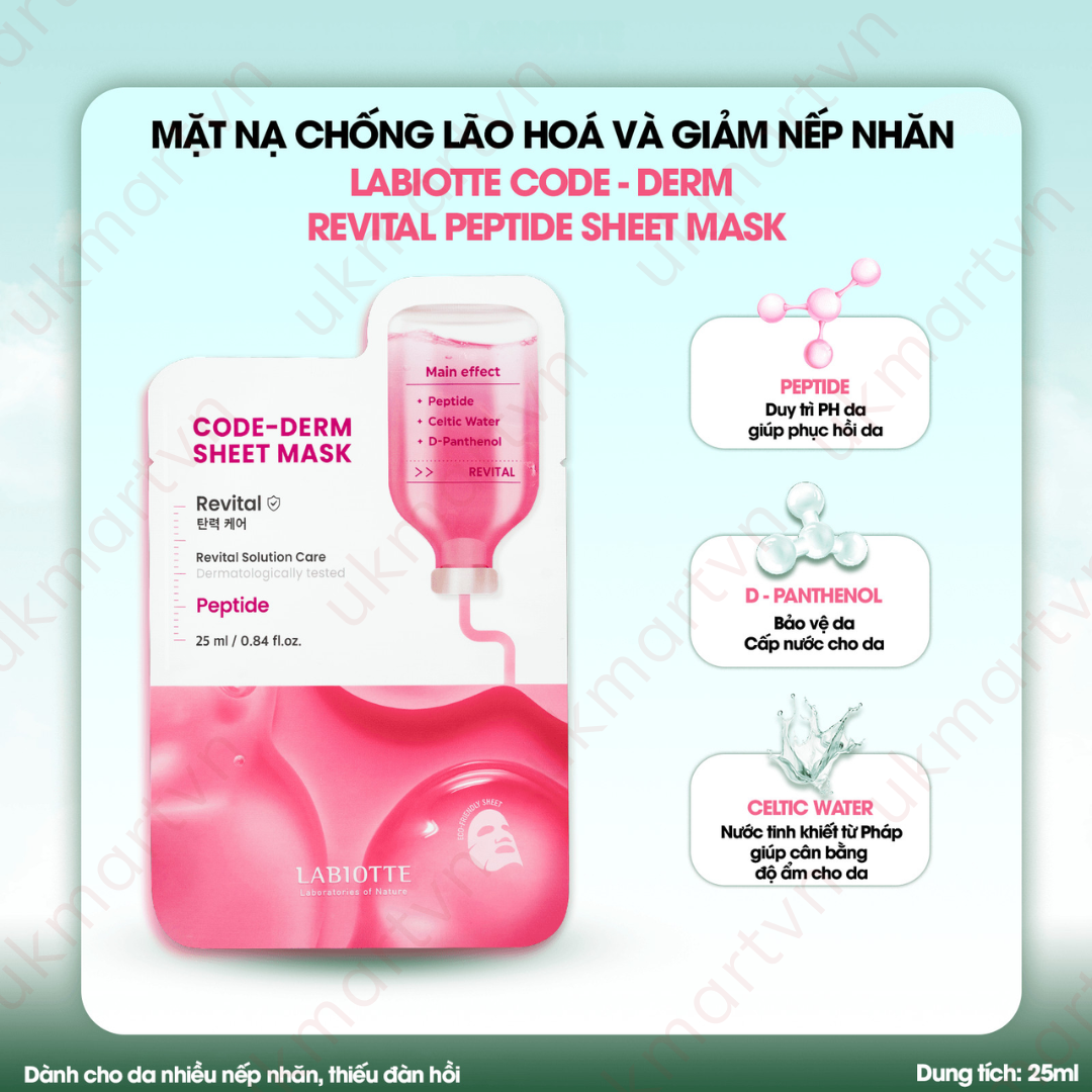 Mặt Nạ Dưỡng Da Labiotte Hàn Quốc 25ml