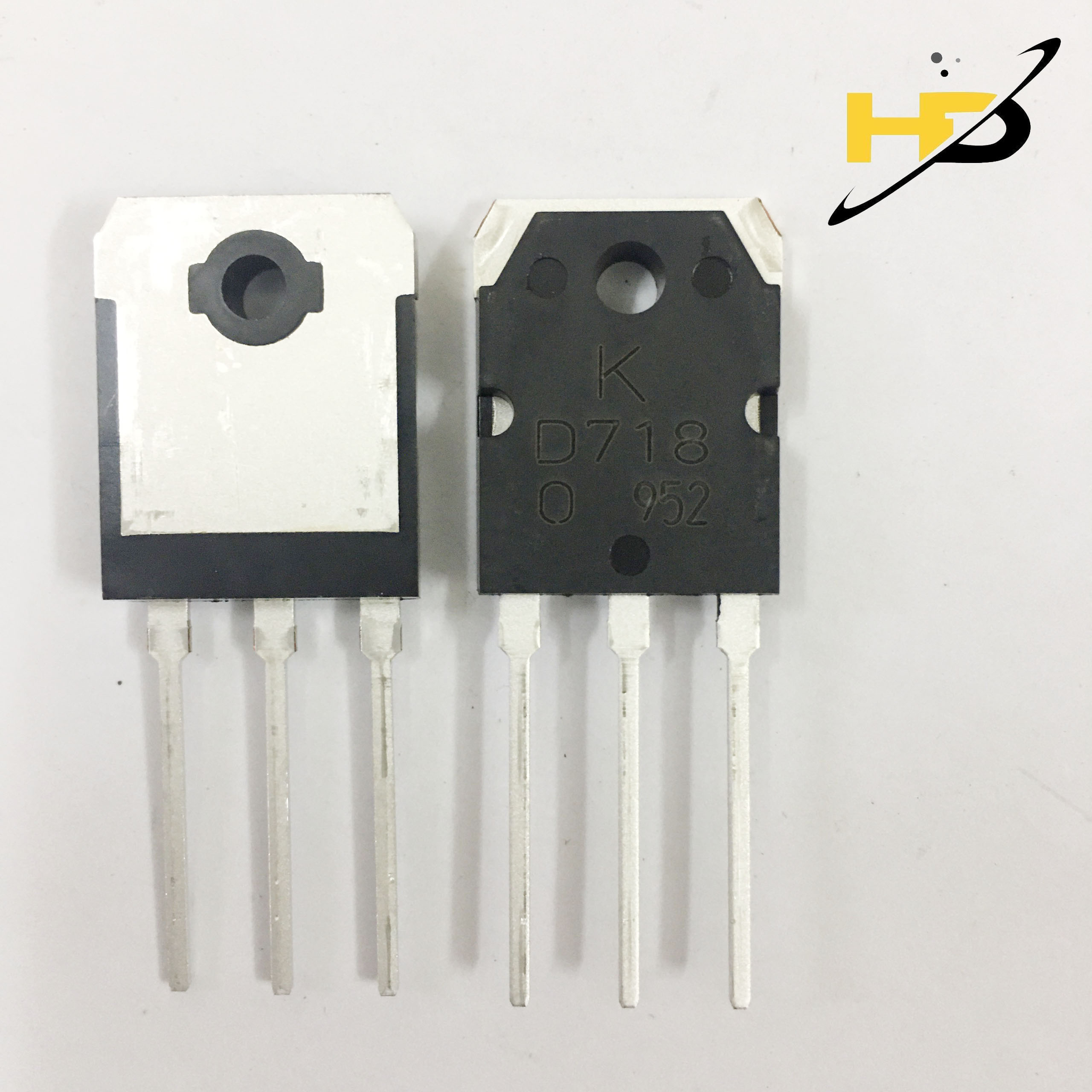 Set of 3 Transistors D718 (New Zinc), Power Transistors, D718 Transistors