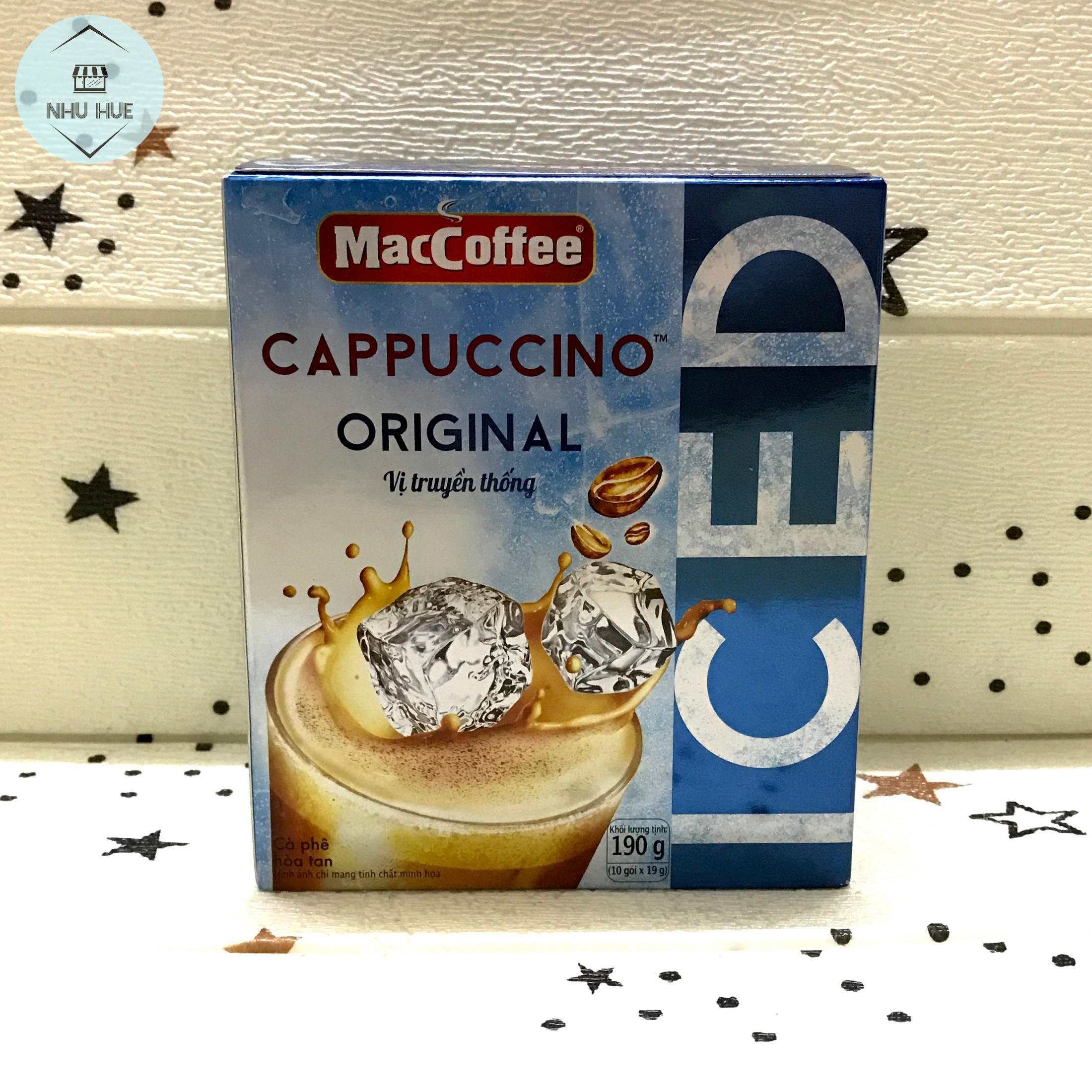 Cà phê MacCoffee Cappuccino (10 gói x 19 g)