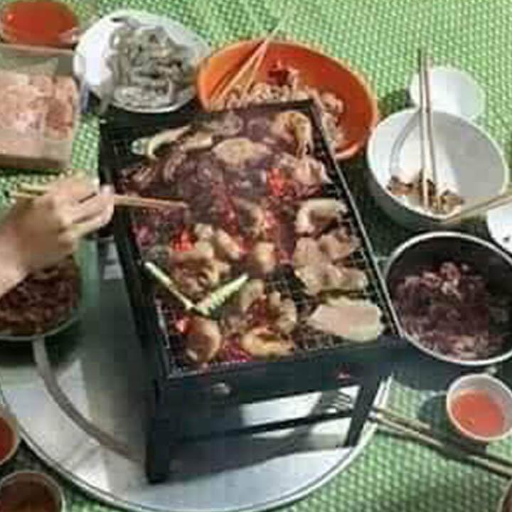 Bếp Nướng Than Hoa Vuông