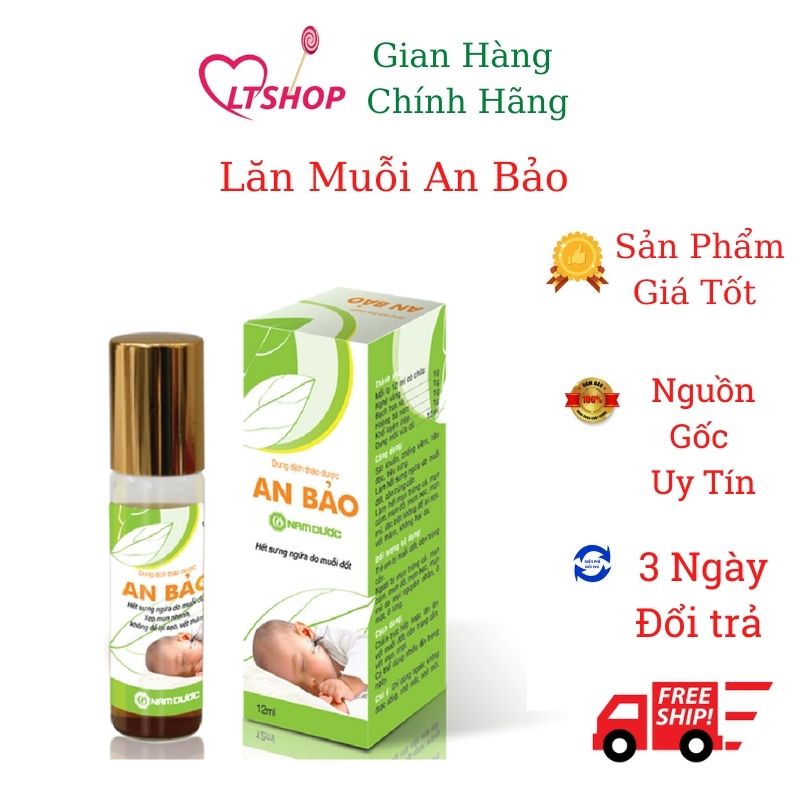 Lăn Chống Muỗi Đốt Cho Bé An Bảo