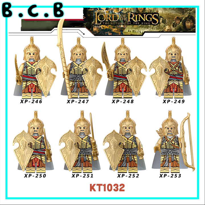 KT1032 -Đồ chơi lắp ráp sáng tạo- Non lego và minifigure nhân vật trung cổ