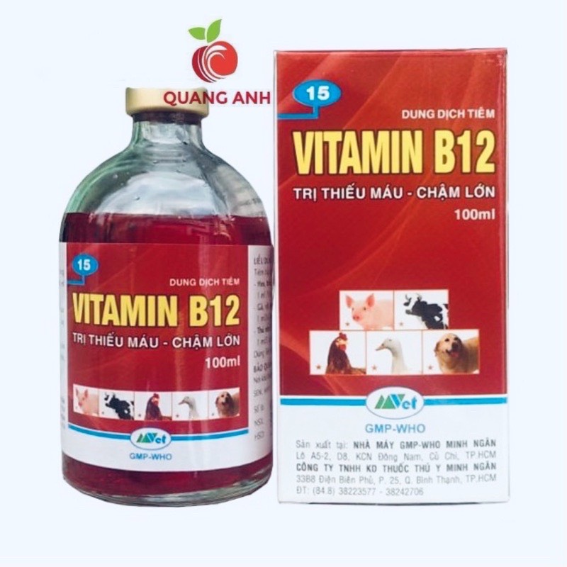 Phân bón vitamin b12 hoa cây cảnh - chai 100ml