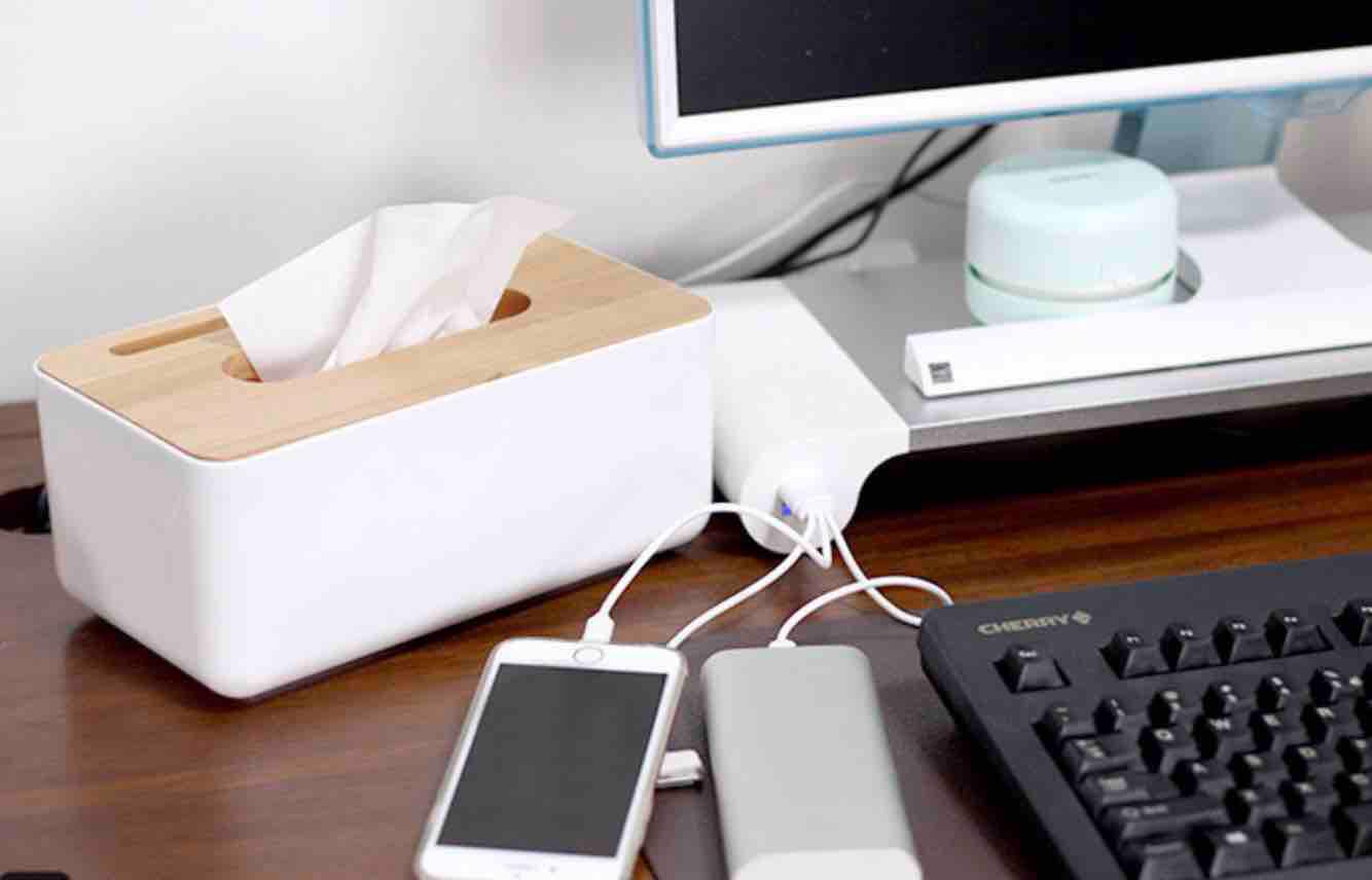 Kệ để Imac/Macbook có ổ cắm USB