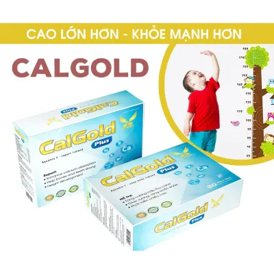 [Nguyên Liệu Ireland] Canxi Cho Bé Calgold - Canxi Tảo Biển/Canxi Nano + K2(Mk7)+D3 - Xương Răng Khỏe, Tăng Chiều Cao