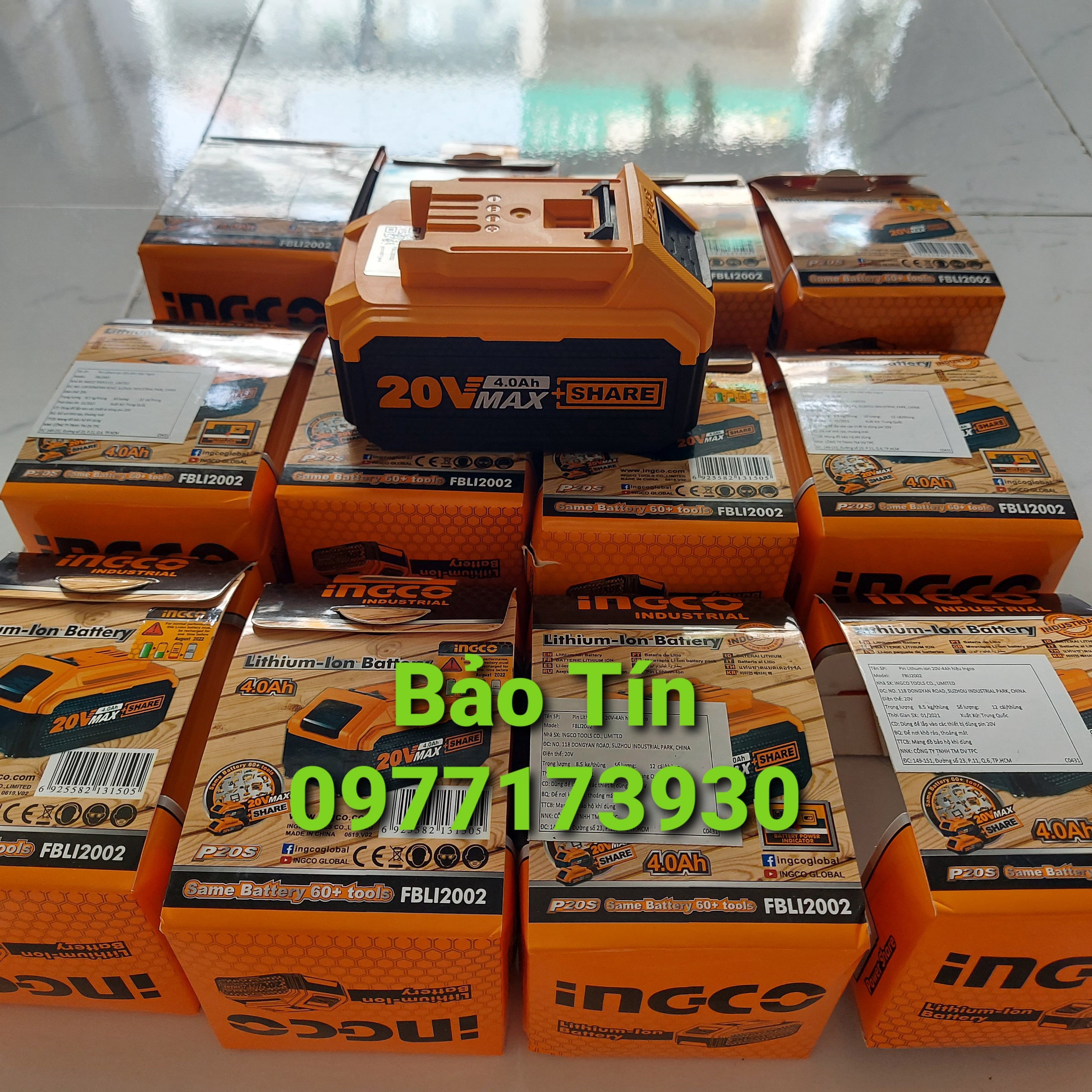 PIN 20V/4AH INGCO FBLI2002 [CHÍNH HÃNG]