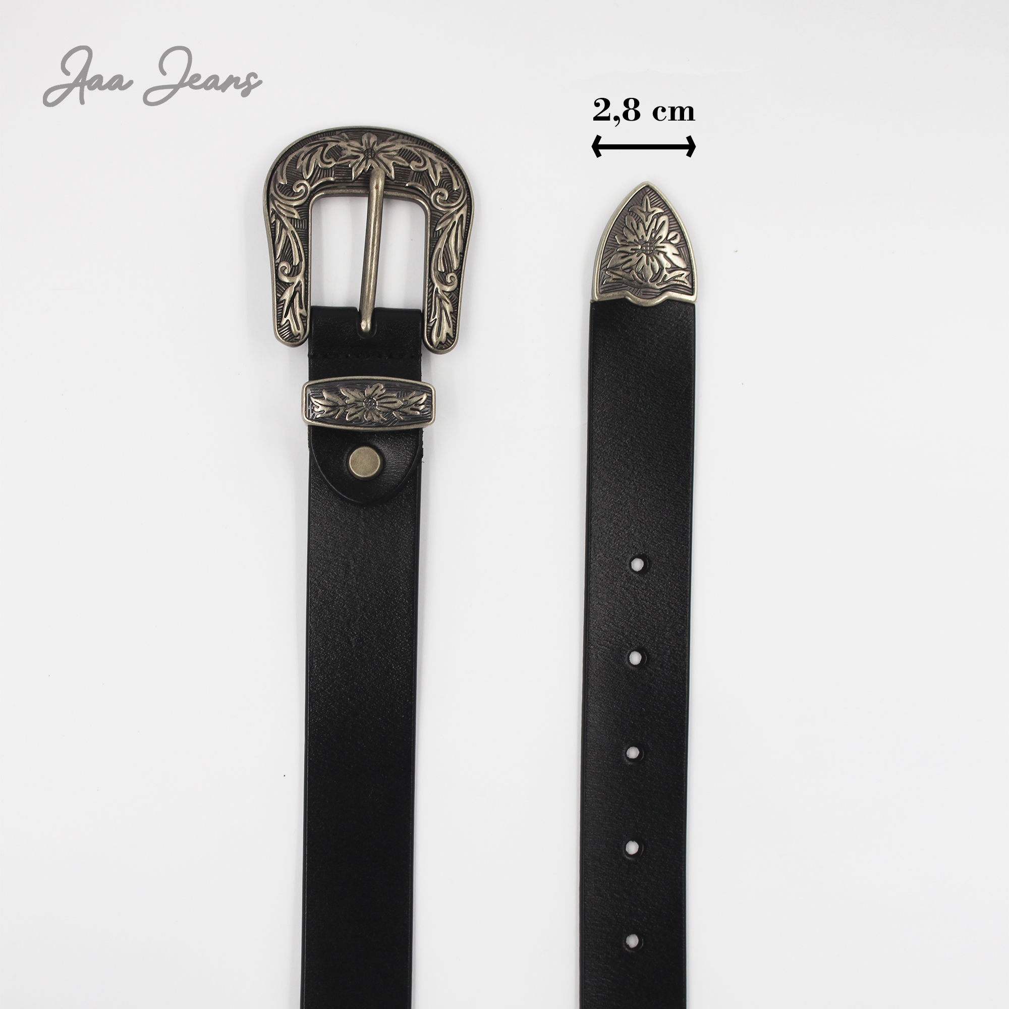 Thắt Lưng Vintage Style Da Thật Aaa Jeans