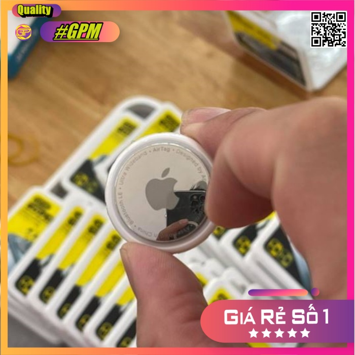 Dán PPF Trong Suốt Bảo Vệ  AirTag - Hình Logo Apple - Chống Trầy Xước - Tiện Lợi