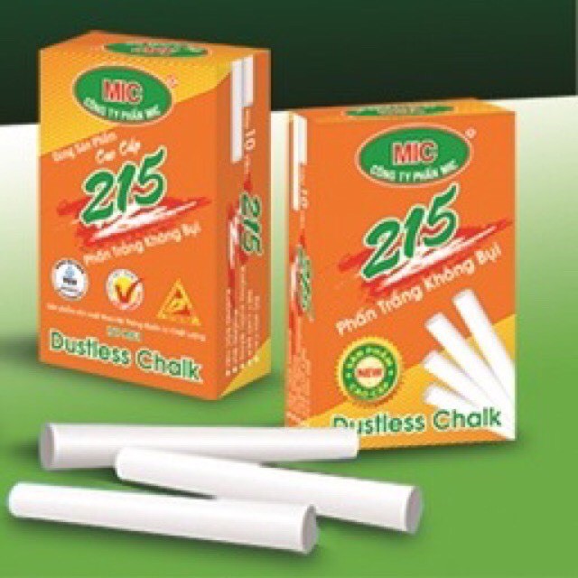 Phấn Mic Trắng Không Bụi 10 Viên