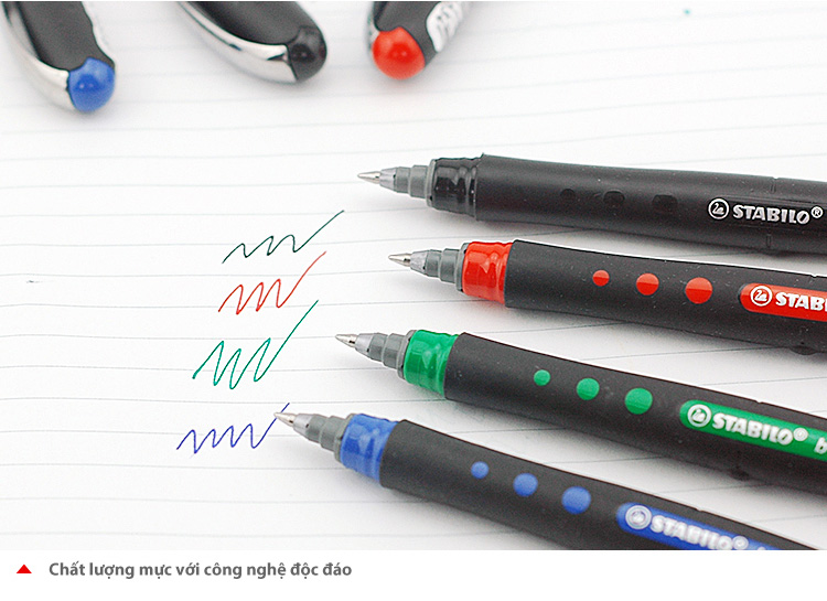 Bộ 2 bút ký STABILO bl@ck M nét 1.0mm BLKM