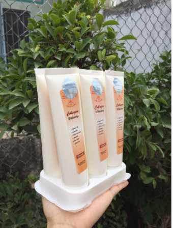 [Chính hãng] [Ảnh thật] sữa rửa mặt collagen whitening 701