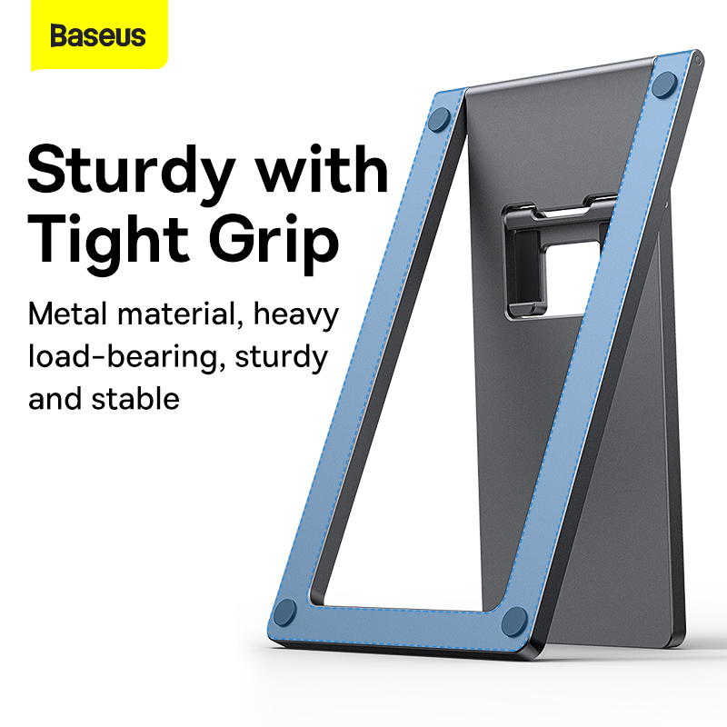Baseus Foldable Metal Desktop Holder For iPad Pro 2021 2020 Ultra Silm iPhone Tablet Desktop Stand Holder Support Notebook Laptop Stand
