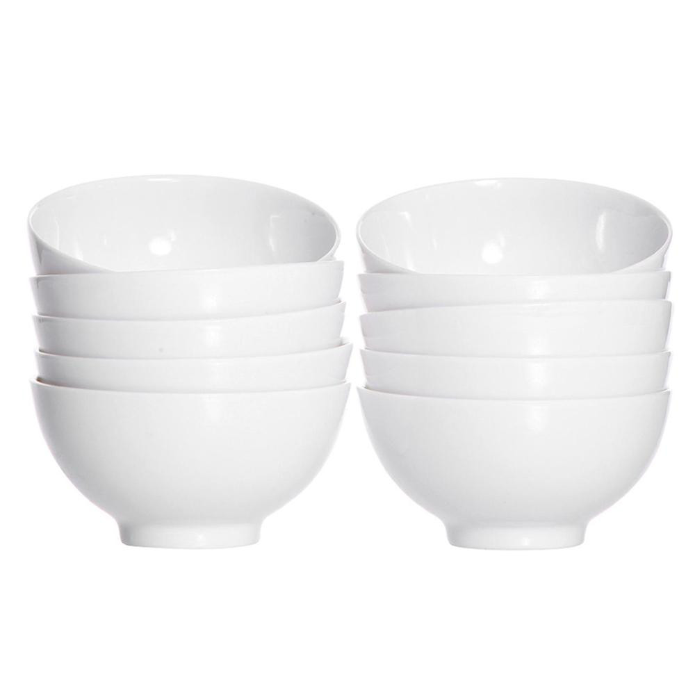 [HCM][COMBO 10 CÁI ] BỘ CHÉN SỨ HOA VĂN CAO CẤP - CHÉN SỨ TRÁNG MEN- TÔ VÀ CHÉN