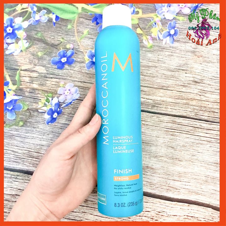 GÔM XỊT GIỮ NẾP TÓC MOROCCANOIL FINISH STRONG  330ML