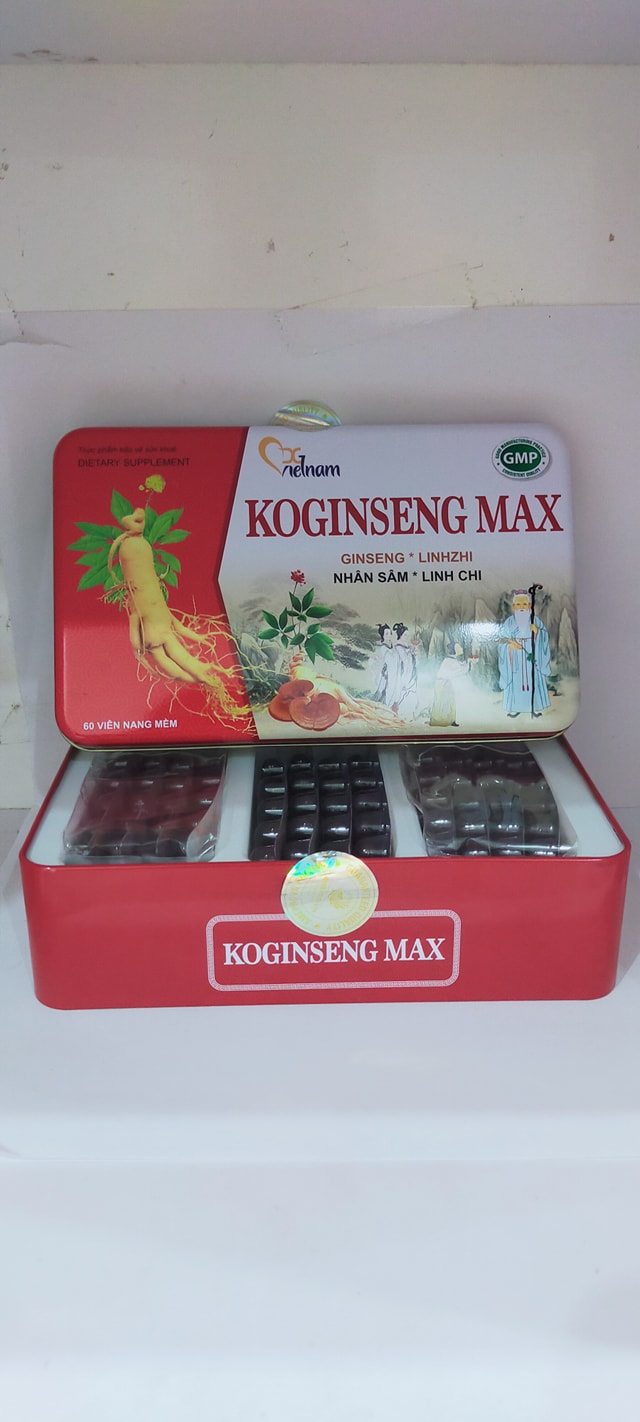 Viên Hồng Sâm Linh Chi KOGINSENG MAX (Hộp 60v)